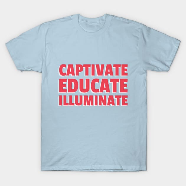 Bloggers captivate their audience T-Shirt by Hermit-Appeal